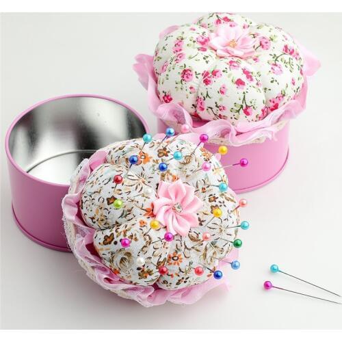 1Pcs Multi-function Needle Pin Cushions Storage Box Sewing Pins Cushions Organizer Boxes For Home Sewing Pin Tools Random Color