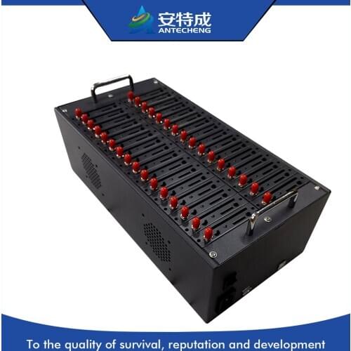 32 ports bulk sms machine SIM7100A 4G modem with imei change feature by Antecheng factory