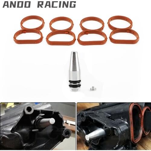 Car swirl flap plug with MANIFOLD gaskets for BMW E60 E92 2.0T N47 Diesel engines car accessories YC101446