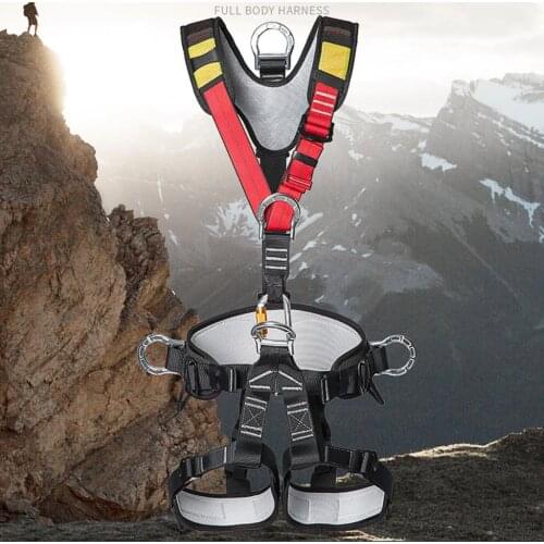 Climbing Harness Safe Seat Belt Tree Climbing Training Caving Rappelling Equip