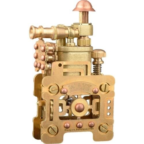 Punk Style Manual Brass Gasoline Lighter Retro Vintage Collection Oil Lighters