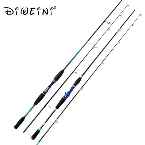 2021 New Carbon Spinning Rods Rod M power 1.8m Carp Casting Fishing Rod Lure Fishing Rod Lure Weight 2 Sections