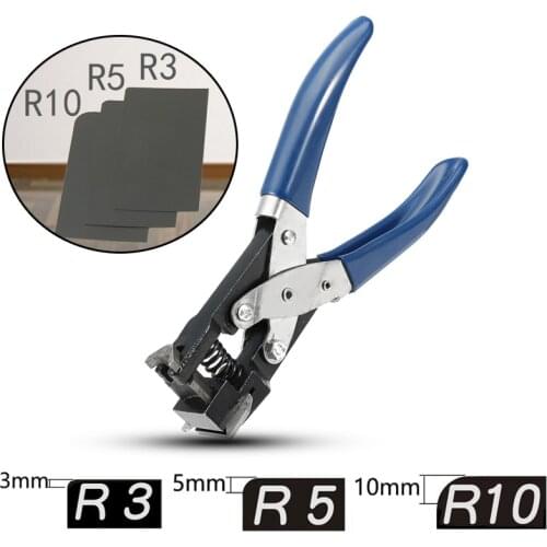 R3/R5/R10 Corner Hole Punch Corner Rounder Punch Cutter for PVC Card, Tag, Photo; Heavy Duty Clipper Approx 1/8", 1/5", 2/5 inch