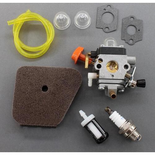 1 Set of Carburetor kits replacement accessories parts fit For Stihl FS100R FS110 FS110R FR130T FS130 FC110 HL95K KM90R SP-90