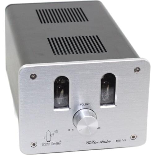 15W Tube Preamp Amplifier MTSII 6H3 Hifi Preamplifier Pre-stage Dual Input 240*140*120mm New Hifi Enclosure