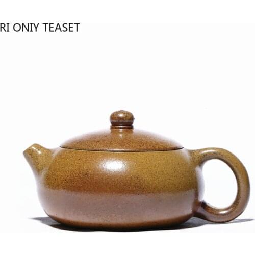 190ml Yixing Traditional Kiln Change Purple Clay Teapots Handmade Xishi Tea Pot Beauty Kettle Chinese Famous Zisha Tea Set Gifts