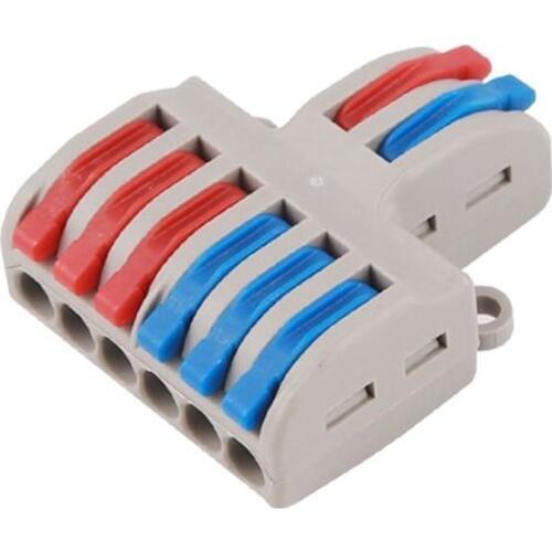 3/5PCS Wire Connector Mini Fast Universal Wiring Electrical Cable Conector LED Lamp Push In Terminal Block PCT-222 SPL-62 SPL-42