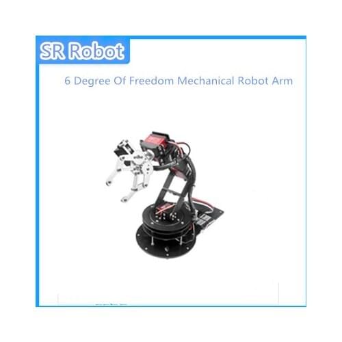 6 Degree Of Freedom Mechanical Robot Arm With Base/Remote Control/App Control/6 DOF Robotci Manipulator Can Grap 300g/500g