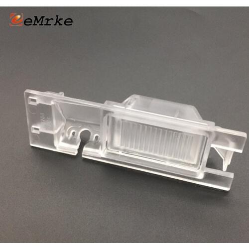 EEMRKE Car Camera Bracket License Plate Lights Housing Mount for Alfa Romeo 156 159 166 147 GT Brera Nuovo Spider