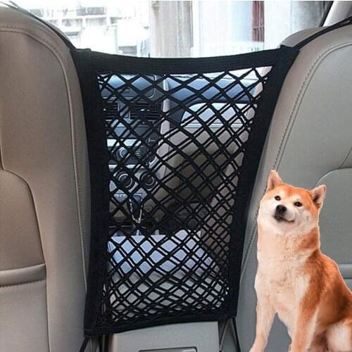 Car Pet Fence Dog Elastic Safety Isolation Net Travel Isolation Barrier Mesh Dog Fence Anti-collision Mesh Pet Supplies