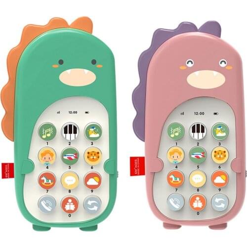 Childrens Mobile Phone Toy Bilingual Early Learning & Education Machine Parent-child Interactive Fidget Classic Toys Gifts