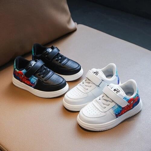 Disney cartoon childrens spiderman boys and girls non-slip soft sole casual shoes student running sneakers