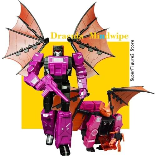 Transformation Action Figure FansToys FT FT-23 FT23 Dracula G1 Mindwipe Toy Model 25cm KO MFT VS04 Deformation Car Robot