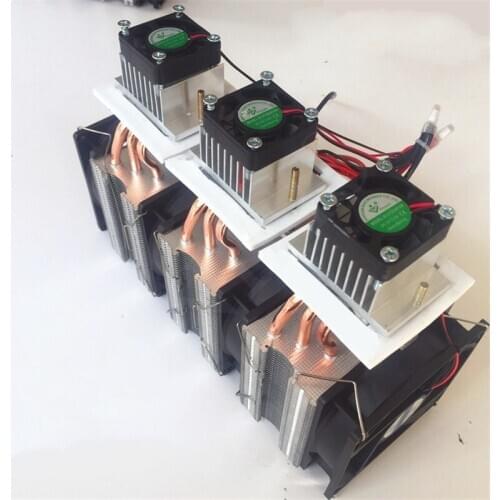 Diy electronic three-core refrigerator kit diy semiconductor refrigeration chip 12v electronic semiconductor refrigerator