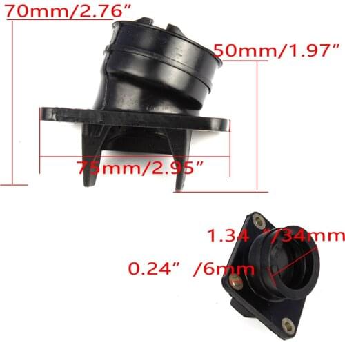 Motorcycle Carburetor Interface Intake Manifold Adapter Joint Boot for Yamaha YZ85 2002 2003 2004 2005 2006 07 08 09 10 11 2012