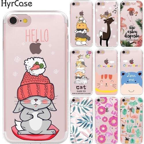 HryCase Niceking Cute Cartoon Matte Hard Plastic Case For iPhone 8 7 6 6S Plus X XS Max XR 5 5S SE Phone Cover Funda Capa