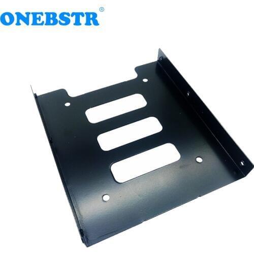 10Pcs/Lot 2.5" SSD Hard Drive To 3.5" Bay HDD Mounting Bracket Dock Tray Adapter Hard Drive Bracket Free Shipping