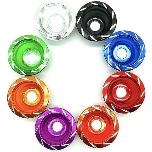 10pcs Aluminum Alloy Washers M6 multi-color for motorcycle modification and decoration