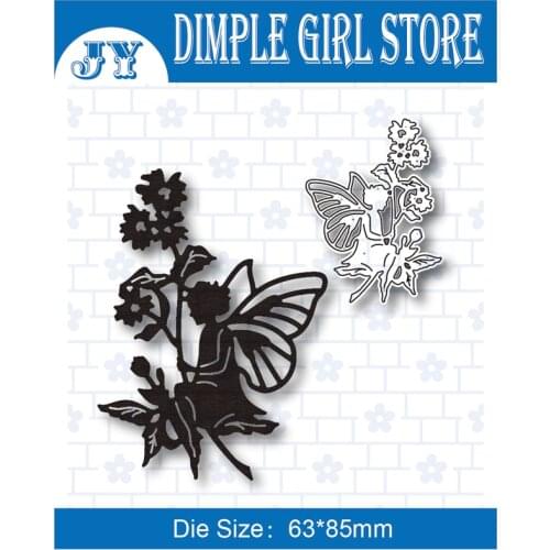 Butterfly Girl 2021 New Arrival Scrapbook Stamps and Mold Metal Die Cutting Machine Decorative Templates Big Shots Die DIY Craft
