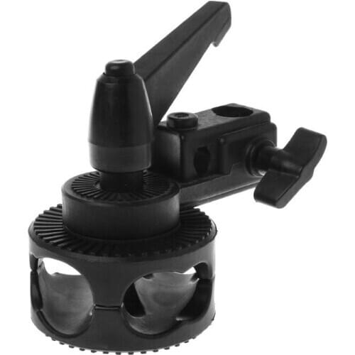 Single Swivelling Grip Head Angle Bracket Tilt Mount Adapter Telescopic Studio Reflector Boom Arm Support Light Stands