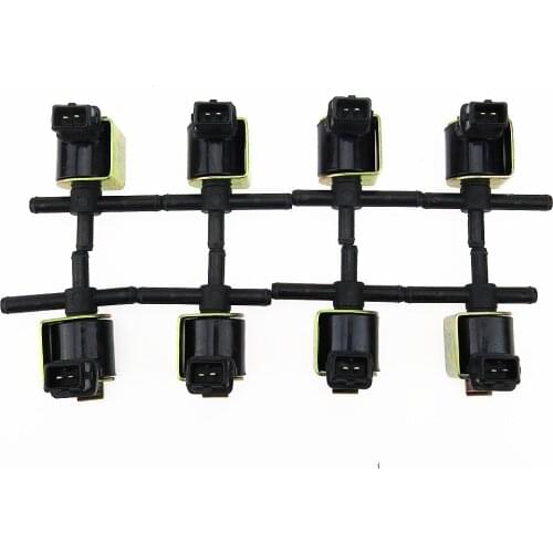 SCJYRXS 8Pcs OEM N75 Turbo Solenoid Boost Control Valve 058906283C For Golf MK4 Passat B5 A4 TT 1.8T 058 906 283 C 058 906 283C