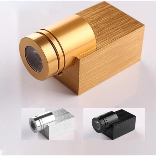 10PCS Living Room Lamp 3W AC220V AC110V LED Wall Lamp Villa Outdoor Aisle Lamp Modern Aluminum Square Lamp Wandlamp