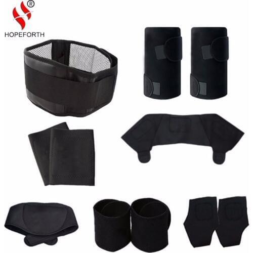 11pcs/set Tourmaline Self-heating Belt Magnetic Therapy Neck Shoulder Posture Correcter Knee Support Brace Massager Products