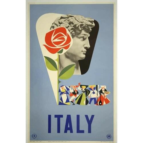 VINTAGE Travel Italy Romans Art Film Print Silk Poster Home Wall Decor 24x36inch