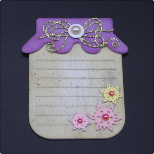 YINISE Scrapbook Metal Cutting Dies For Scrapbooking Stencils VASE BOTTLE DIY Album Cards Decoration Embossing Folder Die Cut