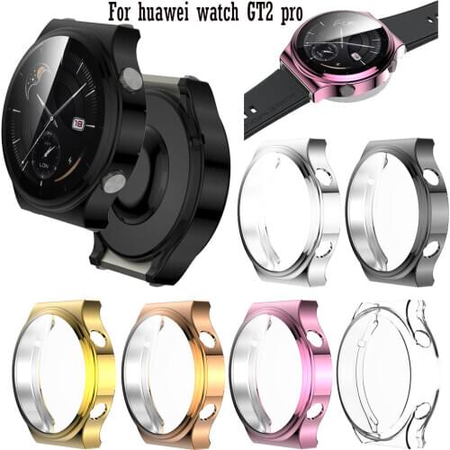Screen Protective Watch Case For Huawei Watch gt2 pro Full Protector Ultra-Thin TPU Transparent Cover Shock-resistant Shell