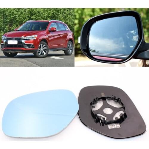 Reversing mirror lens white glass for Mitsubish i ASX Left /right mirrors with heating Car accessories