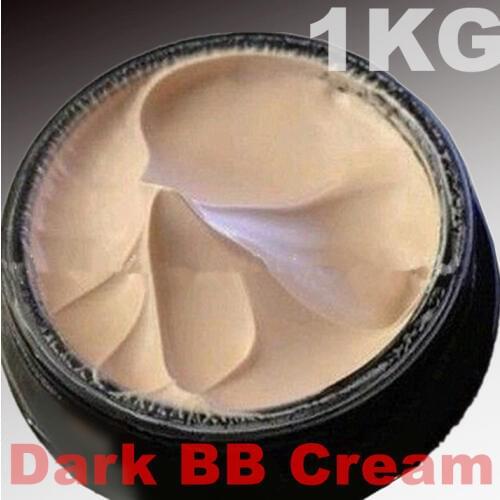1KG Nude Makeup Foundation Base Dark BB CC Cream Long-lasting Concealer Natural For Dark Skin Color Beauty Salon Equipment OEM