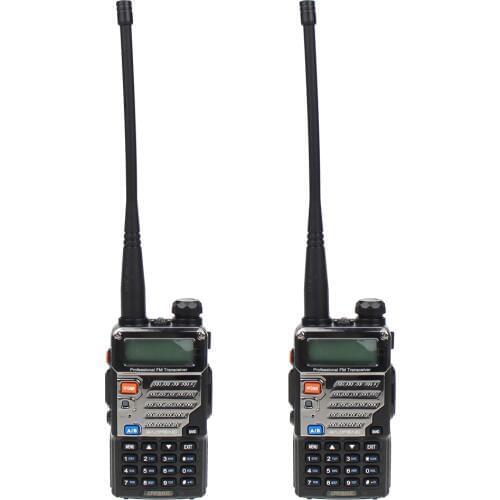 2 Pcs BAOFENG UV-5RE Dual Band UHF/VHF Amateur Handheld Two Way Radio FM Ham walkie Talkie 128 Channels
