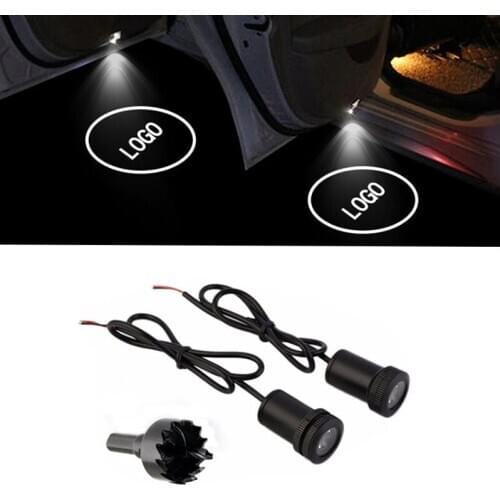 2pcs Car Door Welcome Projector Shadow Logo Light For Citroen C5 X7 C2 C6 C8 DS3 C4 C4L C3 Picasso Xsara Picasso Dispatch III II