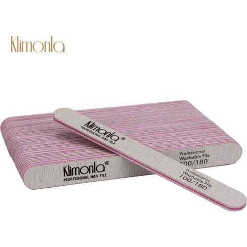 25Pcs/Lot Gray Double Side Buffer 100/180 Grit Nail Art Sanding Block DIY limas para Manicura Polishing Manicure Tools Supplier