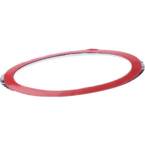 3D Chrome Steering Wheel Sticker For Ford Fiesta Ecosport Kuga Escape Focus Mondeo U90C