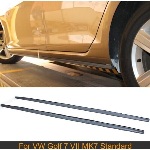 PP Side Skirts Body kits for Volkswagen VW Golf 7 VII MK7 Standard 2014 - 2017 Door Bumper Body Kit Side Skirts Apron Lip