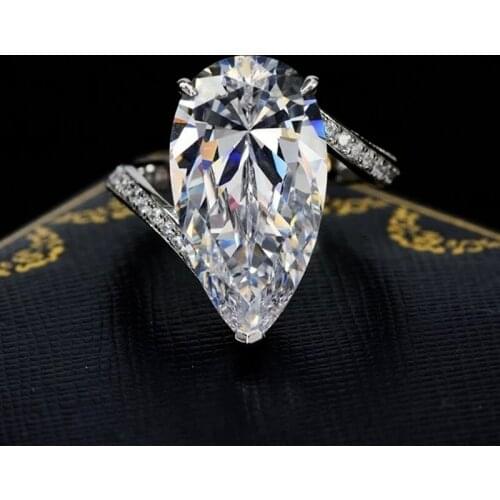 CAOSHI Fashion Simple Design Wedding Rings for Women Dazzling Oval Shaped Crystal Zirconia Luxury Jewelry Engagement Accessories