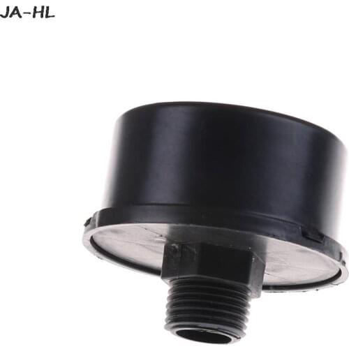 Black G3/8 16mm Male Threaded Filter Silencer Mufflers for Air Compressor Intake