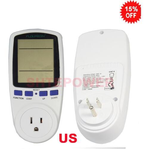 Power digital meter measure volatage for US socket Max operating current 15A free shipping