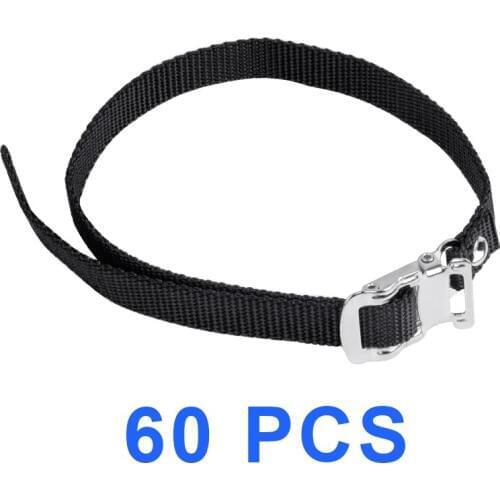 Deemount 30 Pairs/Lot Cycle Pedal Non Slip Strap Bike Spinning Cycling Shoe Toe Casing Tie Rope Bike Workout Security Belts