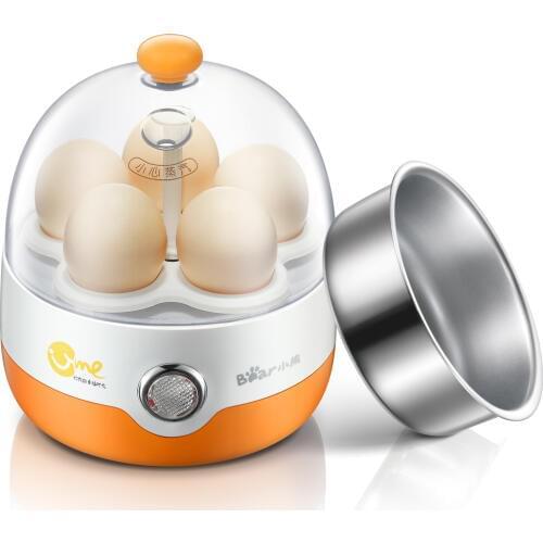 Bear 220V Automatic Power-off Egg Boilers Multifunctional Stainless Steel Boiled Egg Boiled Egg Electric Food Steamers