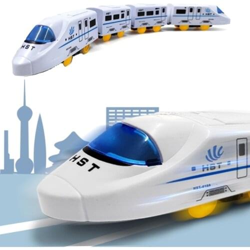 Direction-Changing Toy for Baby Connected Train Toy Electric Bullet Train Toy 97BC