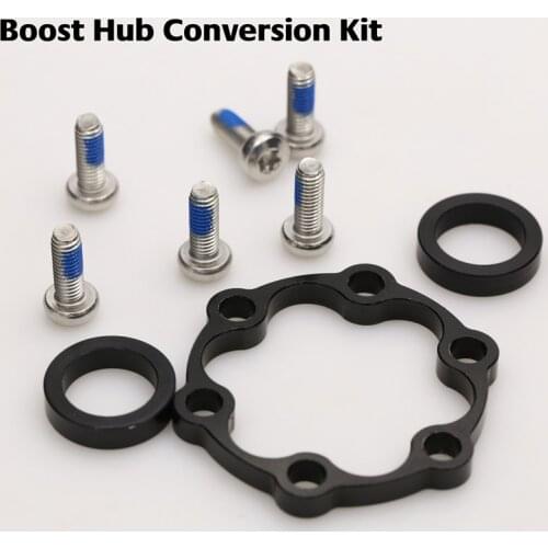 Boost Hub Conversion Kit front 110mm conversion 110mm, rear 148mm conversion 142mm, 6 screws dedicated