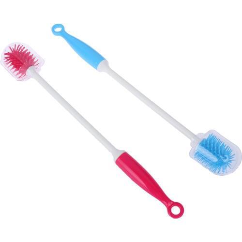 Creative Bottle Brush Unique design For Baby Bottles Scrubbing Silicone Cleaning Tool Kitchen Cleaner For Washing Cleaning Brand