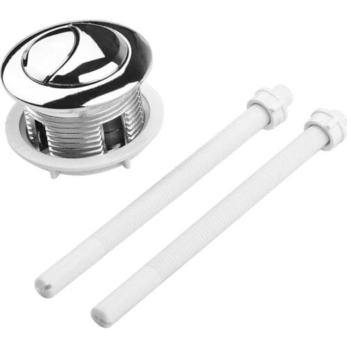 1*38/48/58mm Threa Dual Flush Toilet Water Tank Push Button Hole Cistern 38-58MM Button Round Bathroom Mounting Hole Push Switch