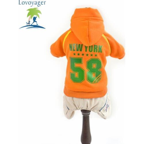 Fashion Sport Baseball Uniform Pet Dog Hoodie Sweaters Coat Puppy Chihuahua Clothes