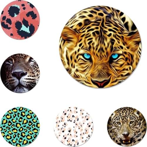 58mm Cheetah leopard Fashion Icons Pins Badge Decoration Brooches Metal Badges For Backpack Decoration