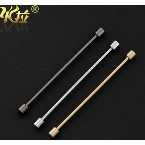South Korean mens fashion suit collar BAR pin brooch ornament rod word French shirt and tie rod pin fashion cardigan