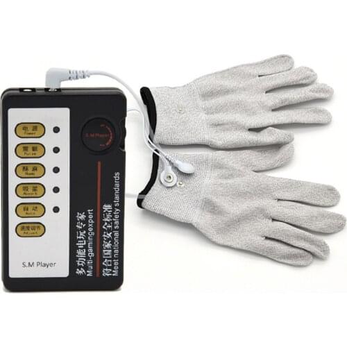 Health Care New Electrical Stimulator Full Body Relax Muscle Therapy Massager Pulse with Gloves